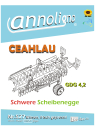 CEAHLAU Schwere Scheibenegge Typ GDG 4,2 Bild- Bedienungsanleitung & Wartungsanleitung & Bild- Ersatzteilliste & Explosionszeichnungen  - annoligno 527